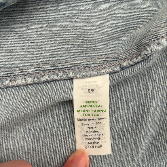 aerie | NWT faux denim skirt - Picture 4 of 5